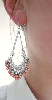 Pink delight oorbellen